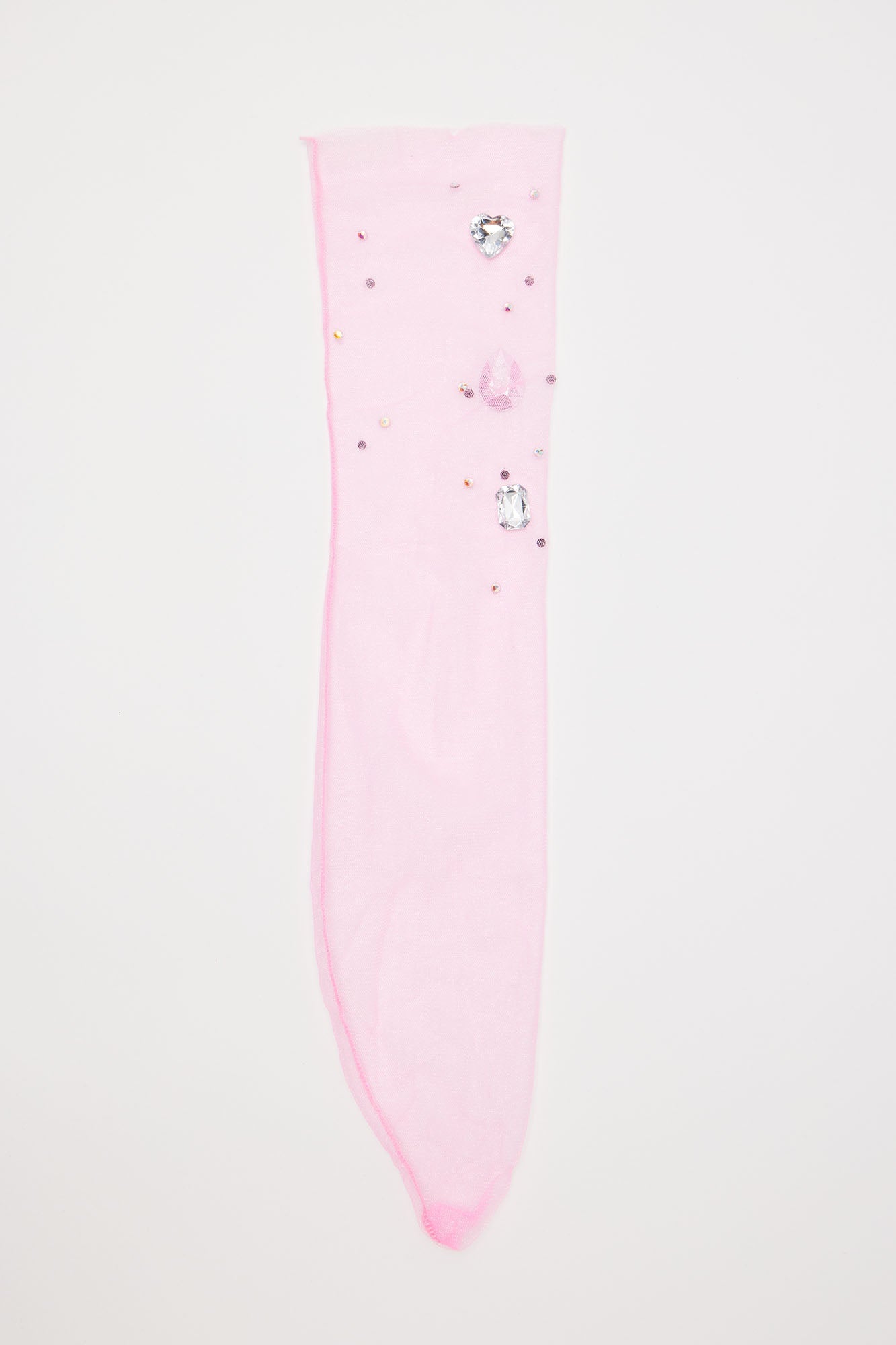 "Beauty Meets Beauty" Pink Socks