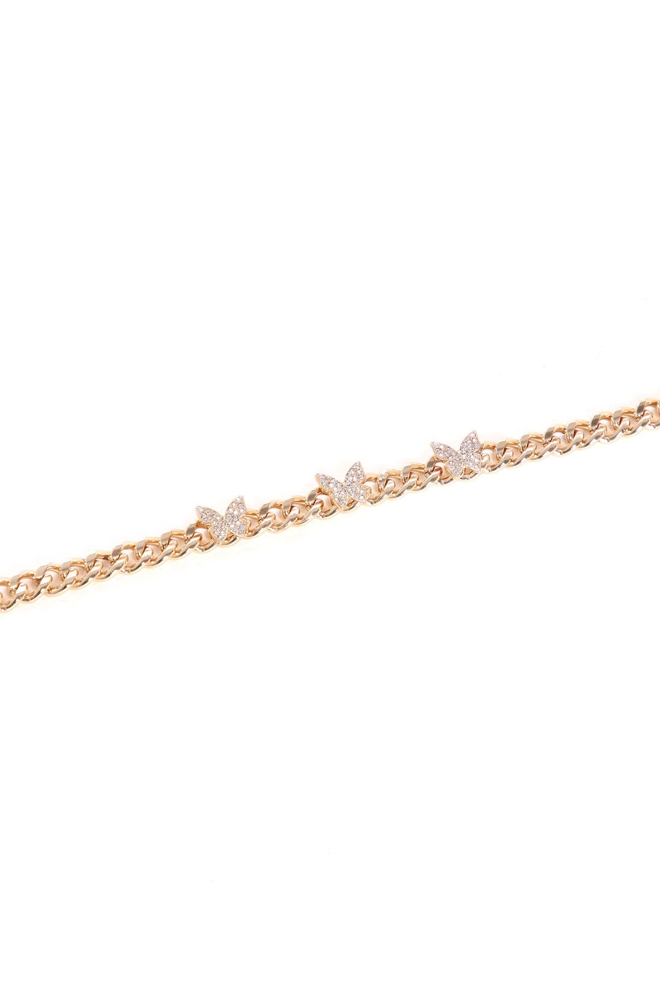 "Beautiful Butterfly" Gold Butterfly Anklet