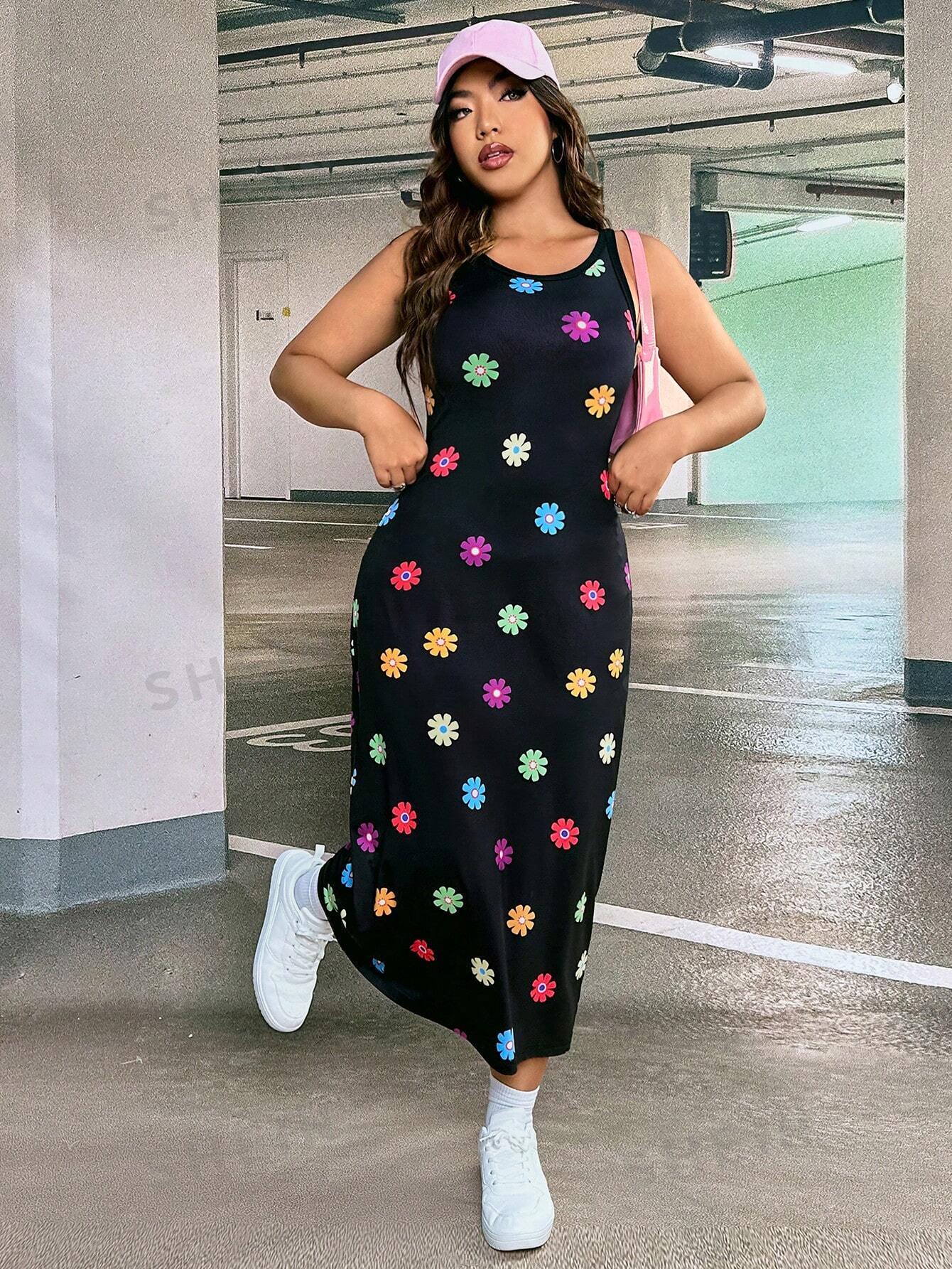 Vela Floral Print Tank Dress