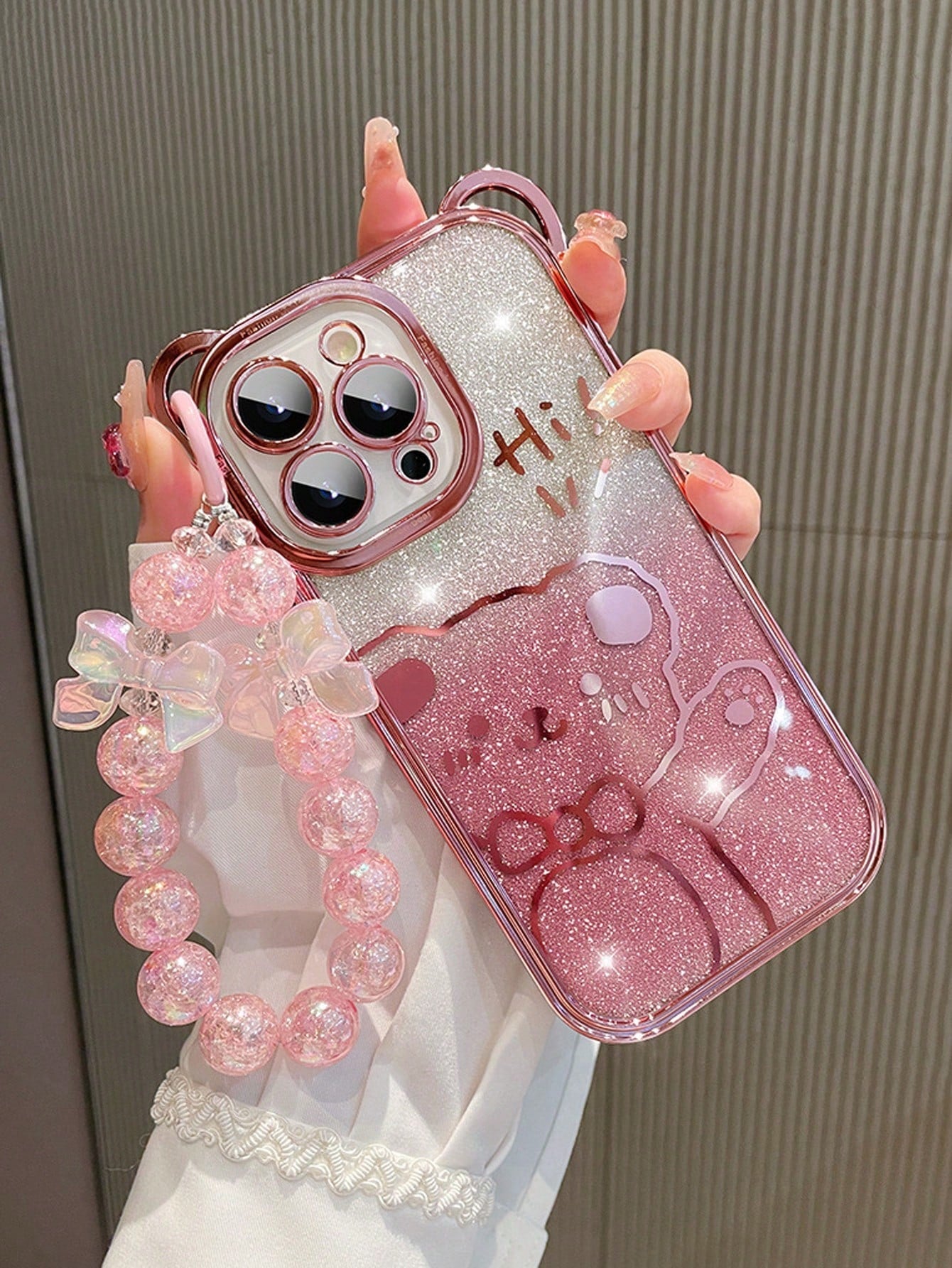 "Summer Vibes" IPhone Blue Shockproof Phone Case & Butterfly Charm Bracelet