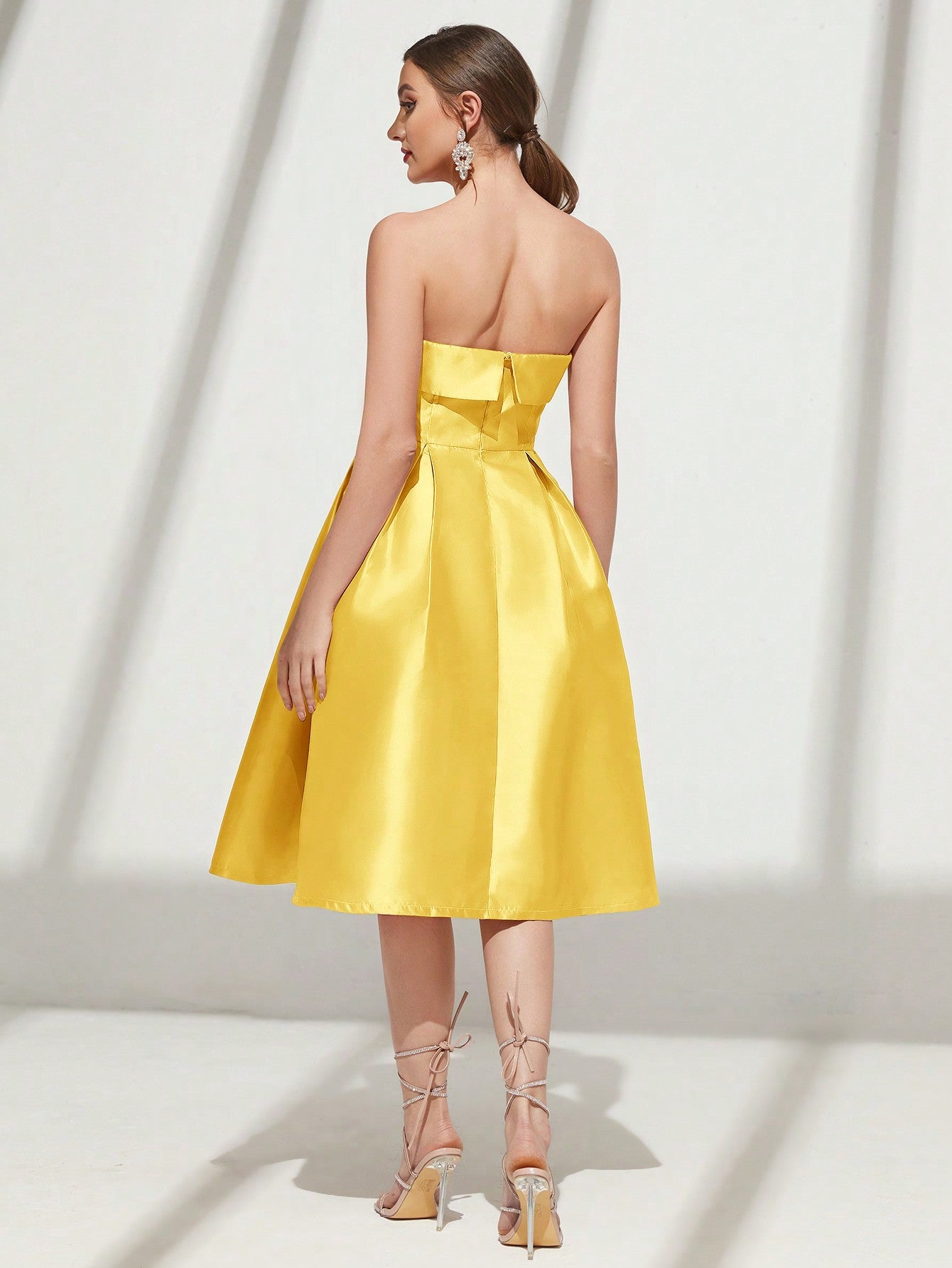 Grace Baby Pink Strapless Ball Gown