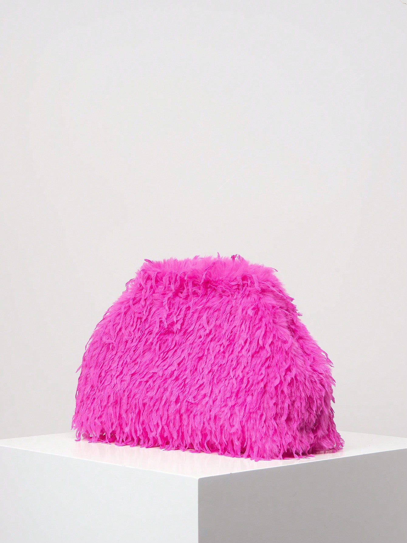 "Seriously On Fly" Glamorous Hot Pink Clutch