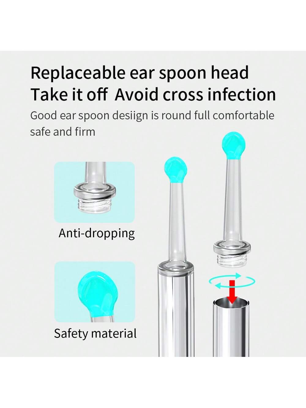 "Renew Your Body" 1 pc Visible Ear Pick With Wireless Wifi Connection
