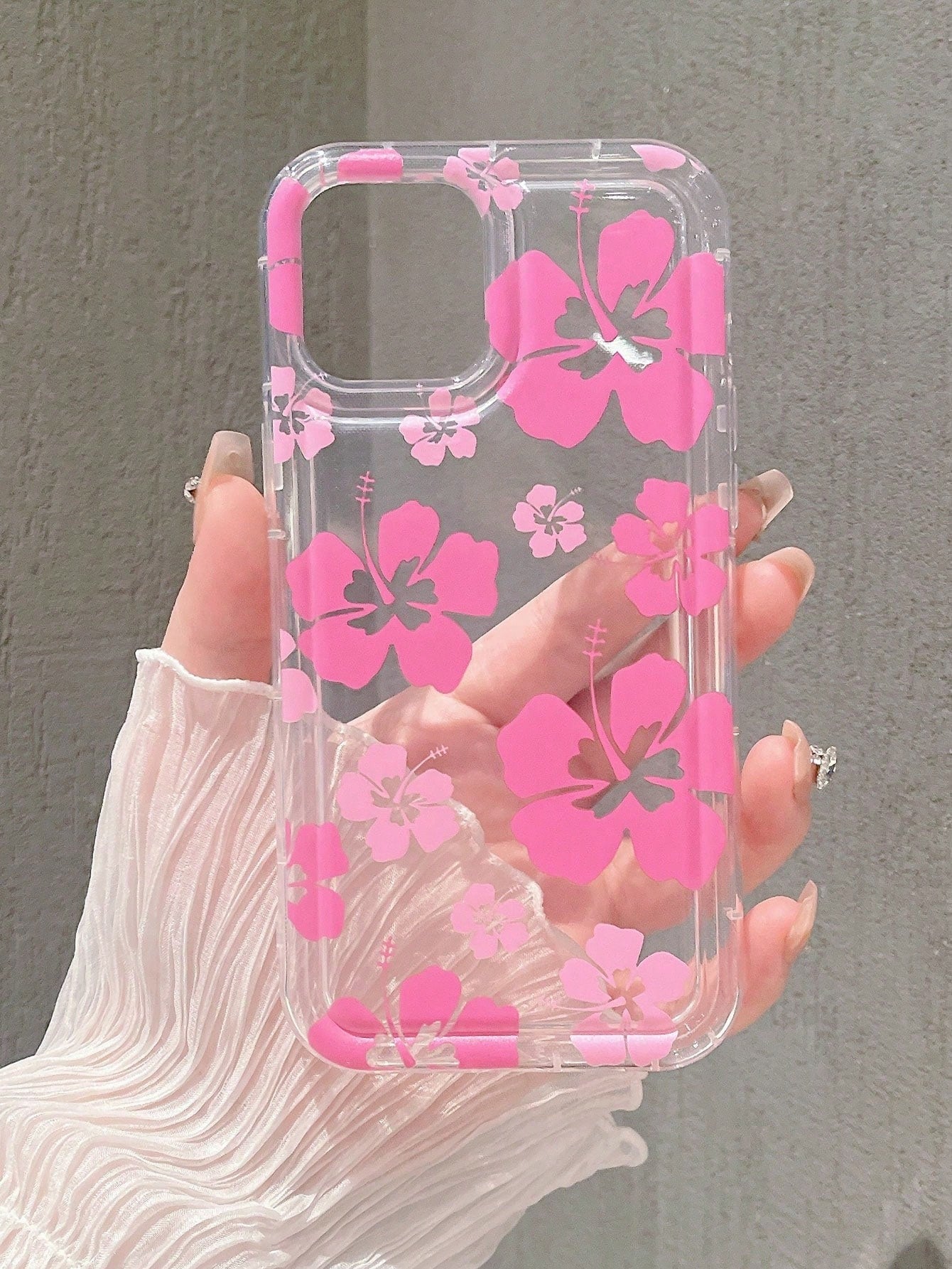 "Light & Pretty" Flower Airbag Anti-Fall Case Full Coverage