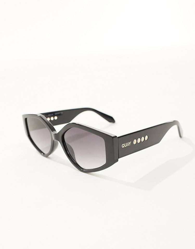 "Hot Girl" Cat Eye Sunglasses in Black