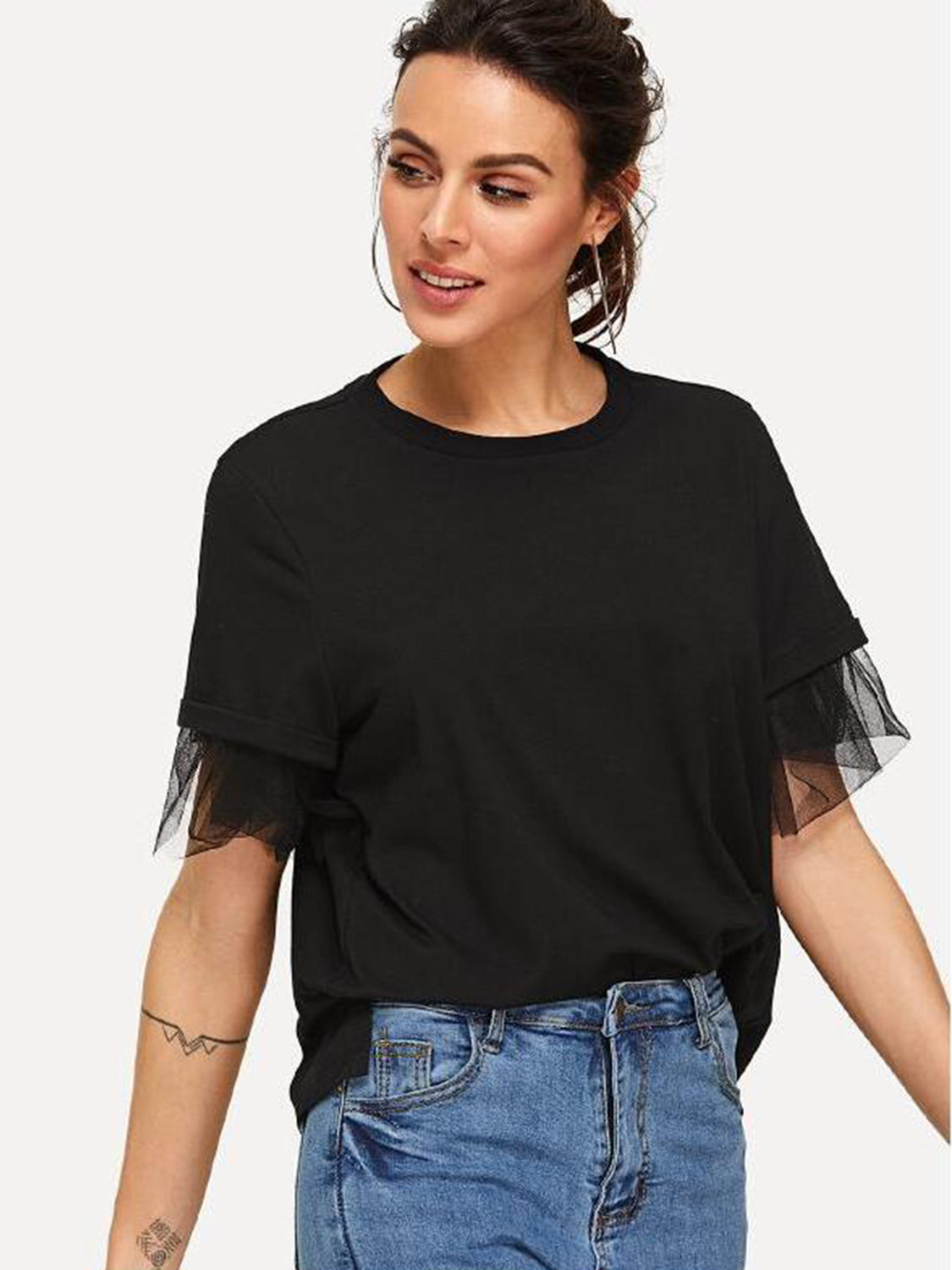 Bepi Embellished Short Sleeve Top