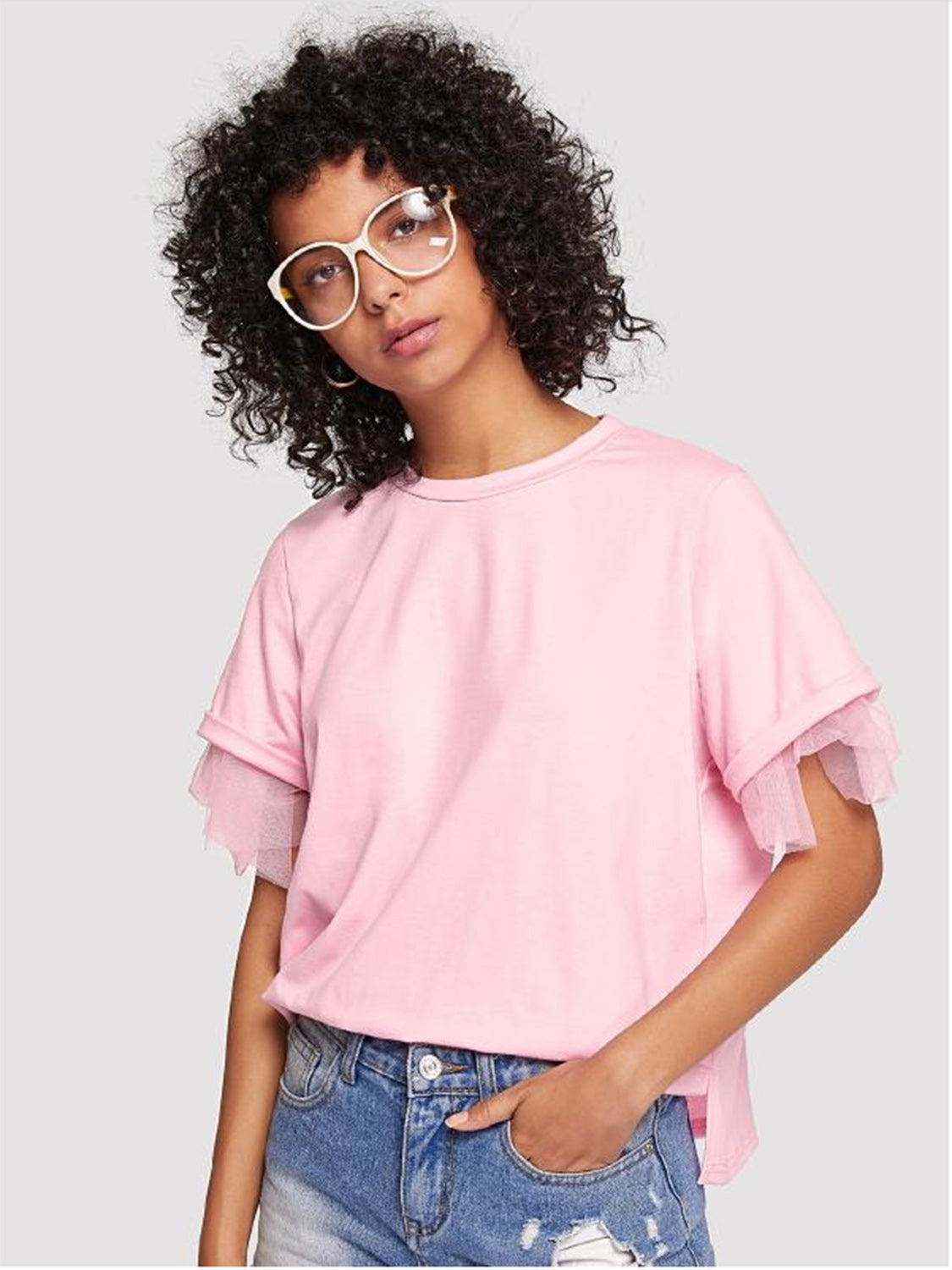 Bepi Embellished Short Sleeve Top