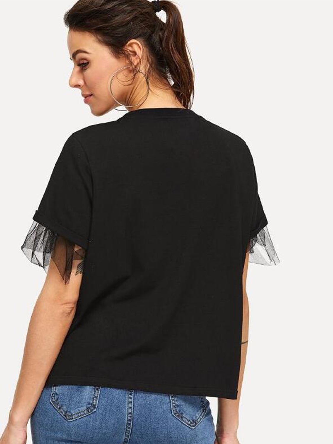 Bepi Embellished Short Sleeve Top