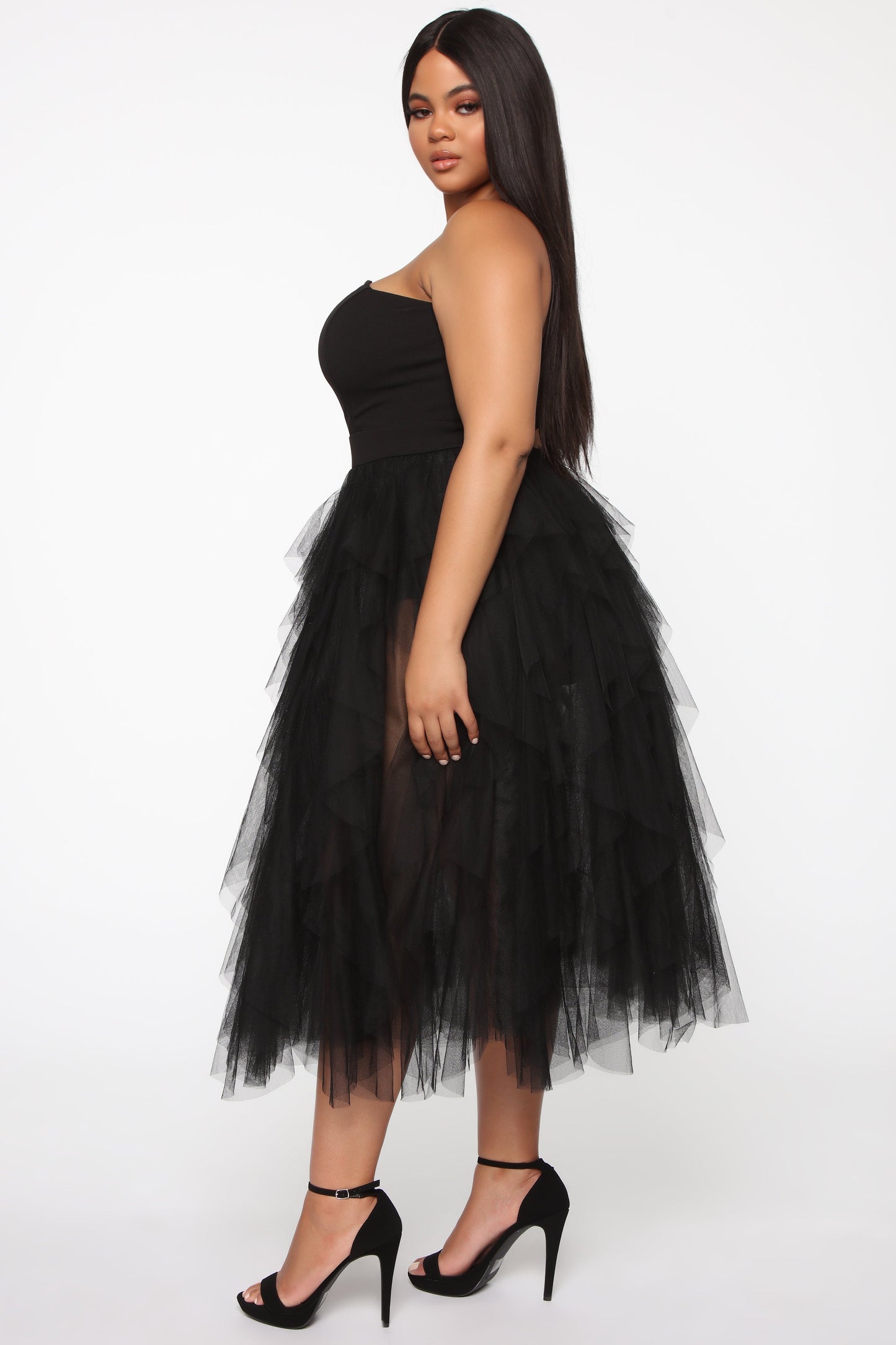 Janie Black Tube Maxi Dress
