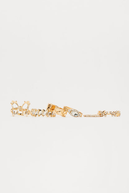 "Forever Classy" Gold Butterfly Ring Set