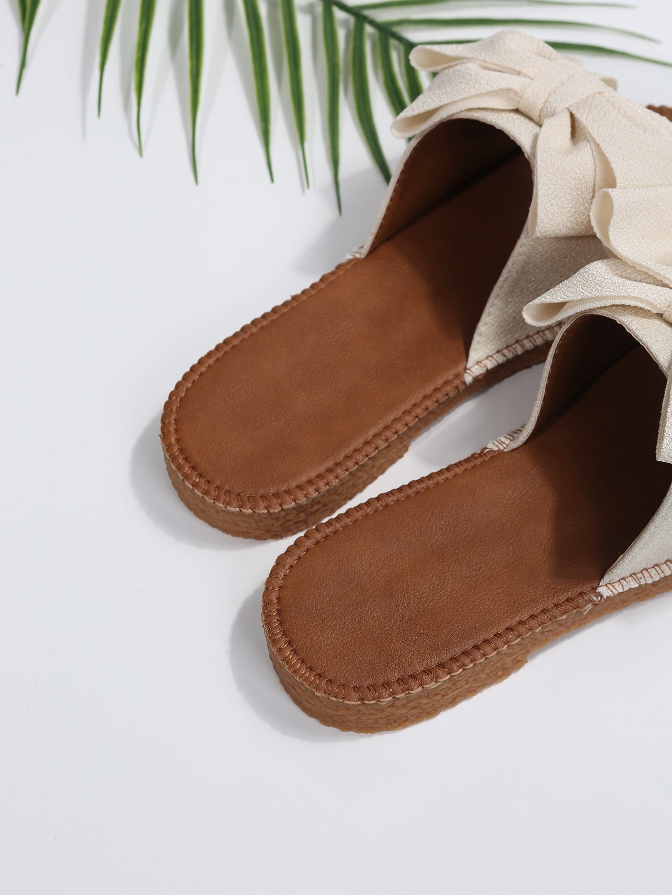 Penny Fabric Bow Slides