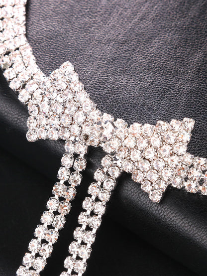 "Bling & More Bling" Rhinestone Decor Waist Chain