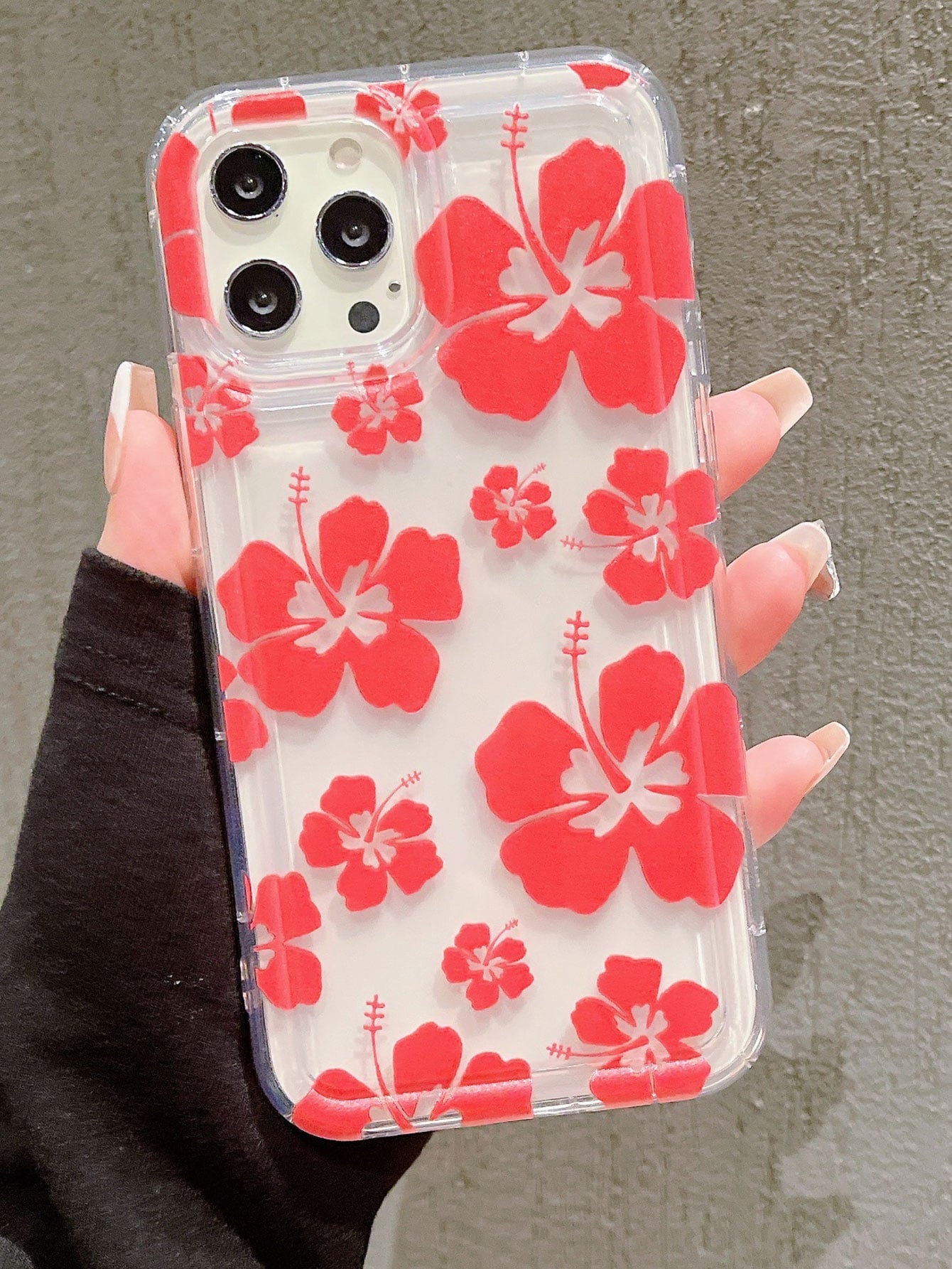 "Light & Pretty" Flower Airbag Anti-Fall Case Full Coverage