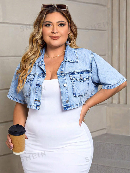 Hazel Light Wash Denim Jacket