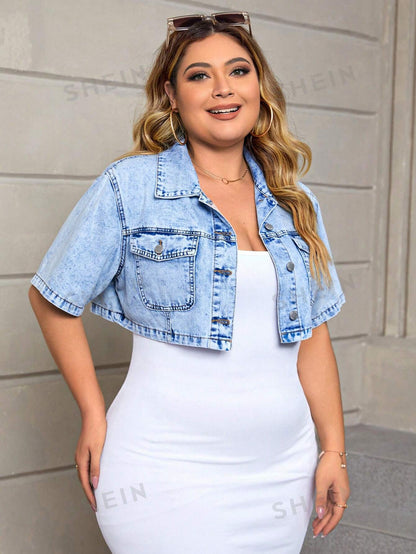 Hazel Light Wash Denim Jacket