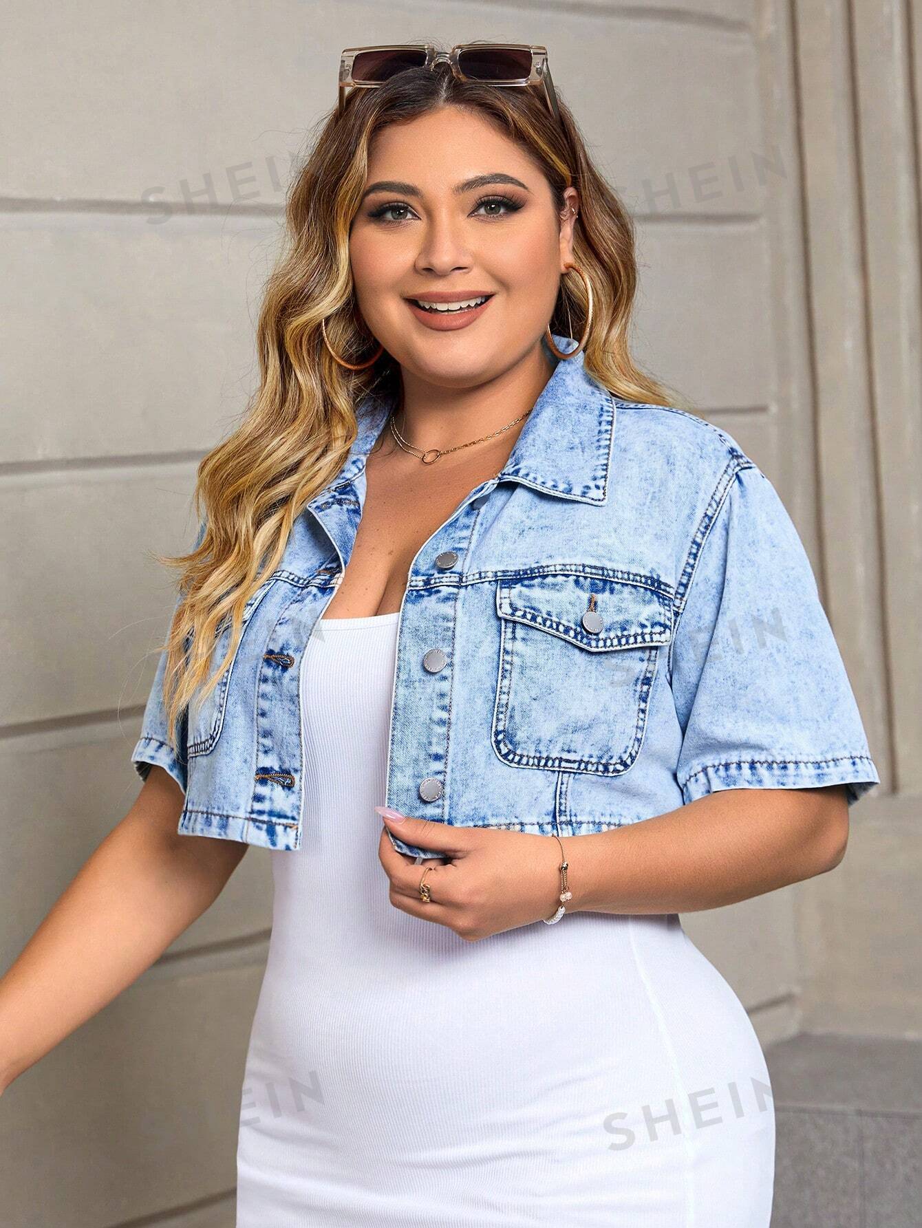 Hazel Light Wash Denim Jacket