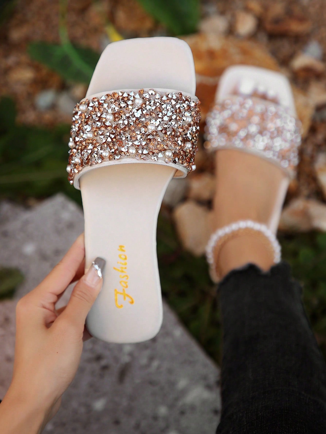 Brailyn Flat Slide Sandals