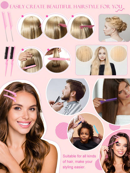 12 Pcs Hair Brush Set With Hair Styling Comb