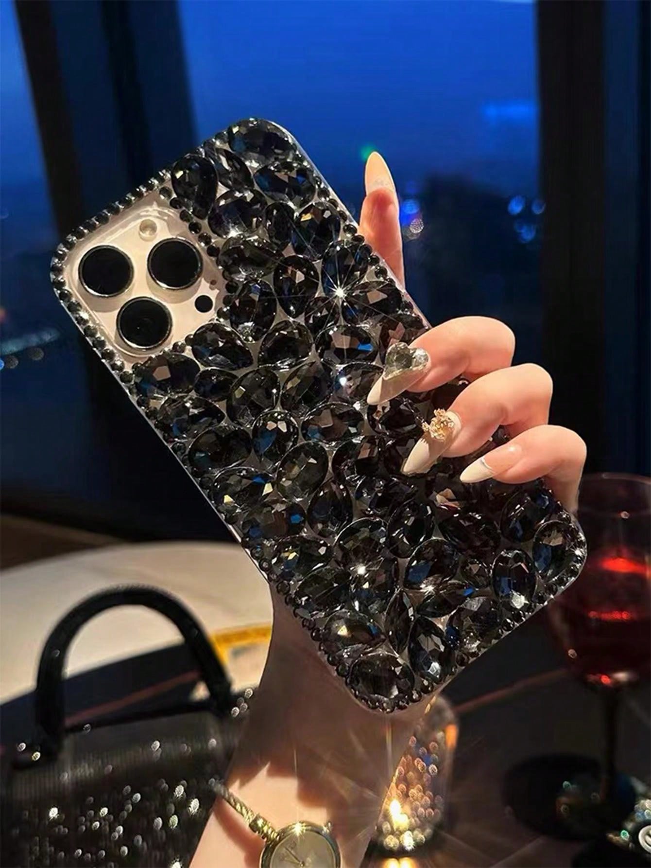 "Better When I'm Glitzy" Diamond iPhone Case