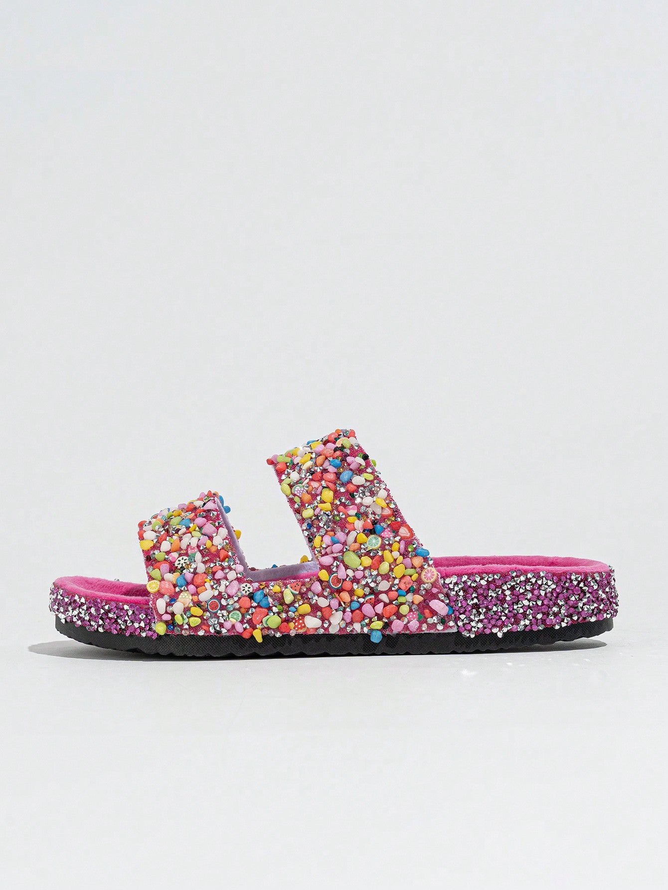 Pebbles Open Toe Comfortable Slides