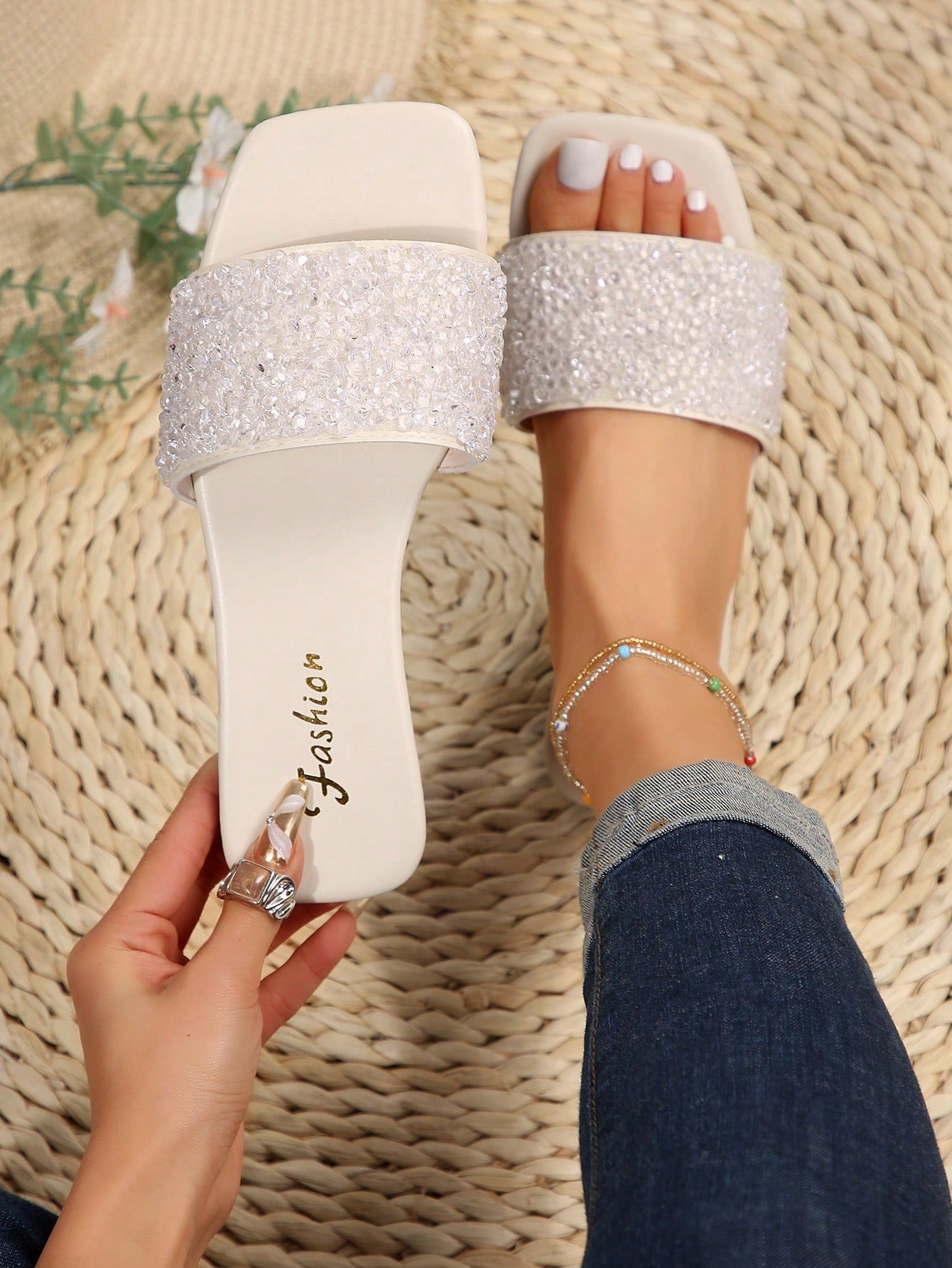 Brailyn Flat Slide Sandals
