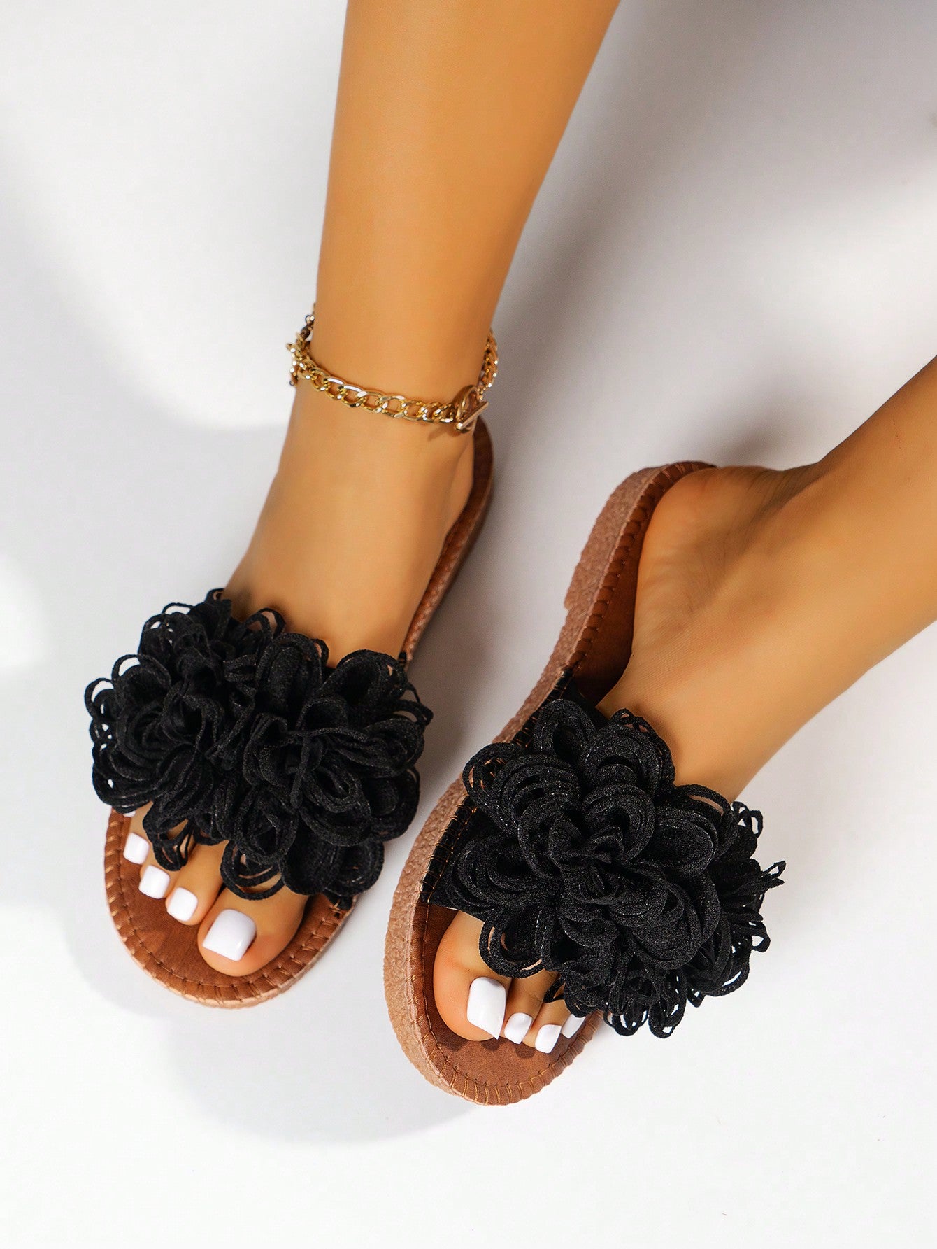 Penny Fabric Bow Slides