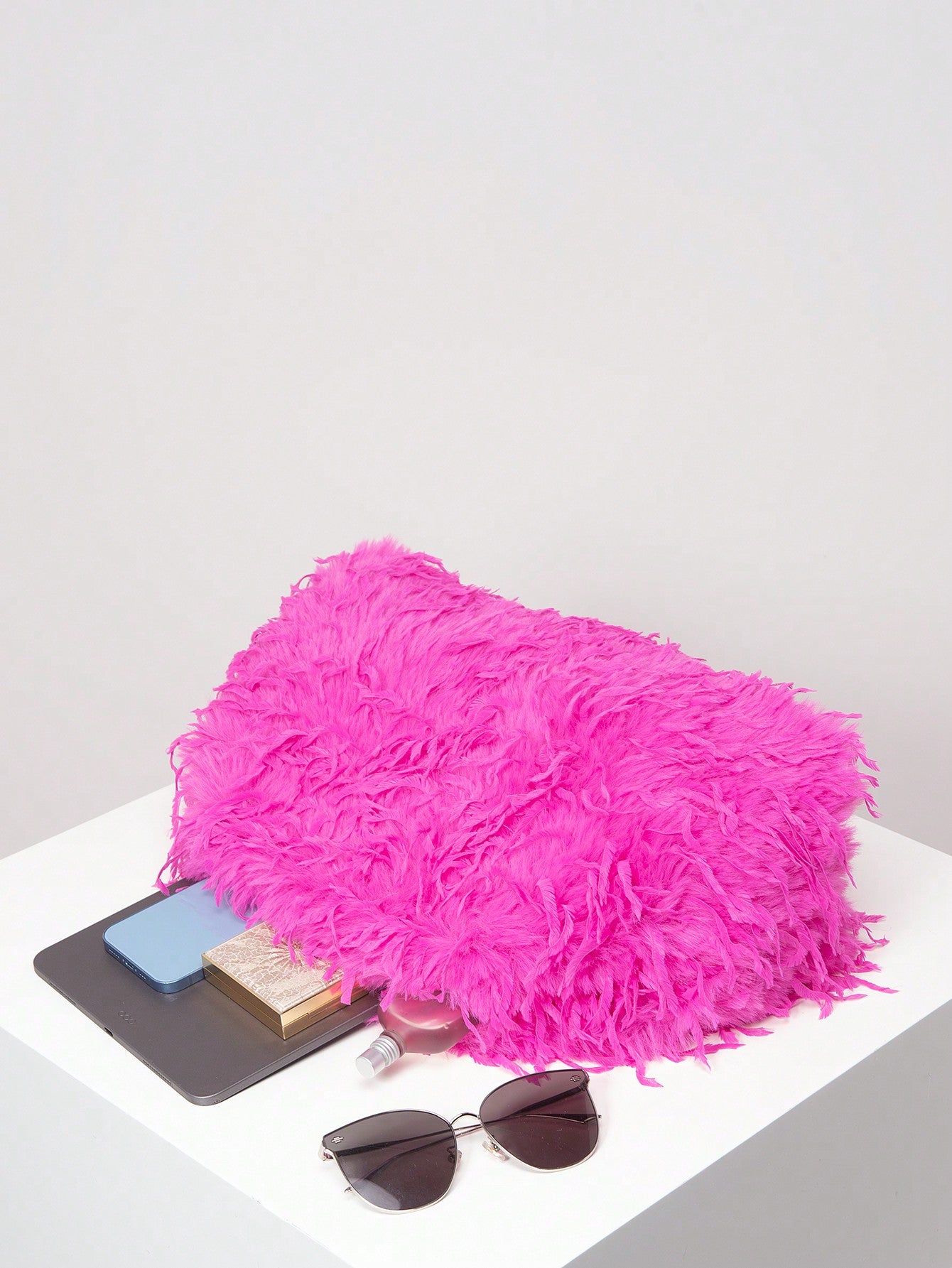 "Seriously On Fly" Glamorous Hot Pink Clutch