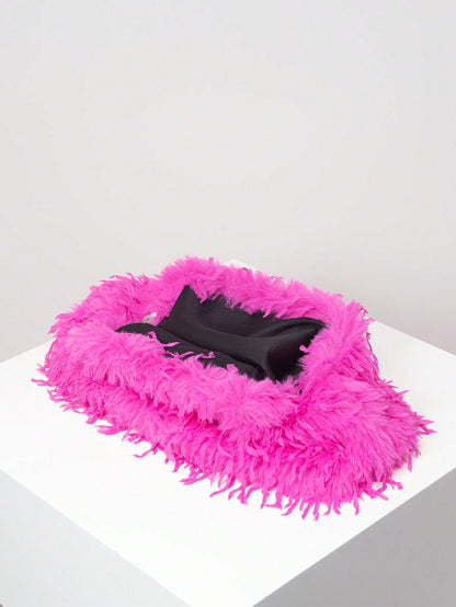 "Seriously On Fly" Glamorous Hot Pink Clutch