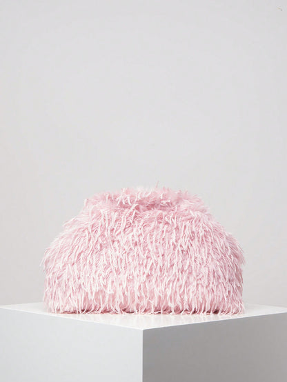 "Seriously On Fly" Glamorous Hot Pink Clutch