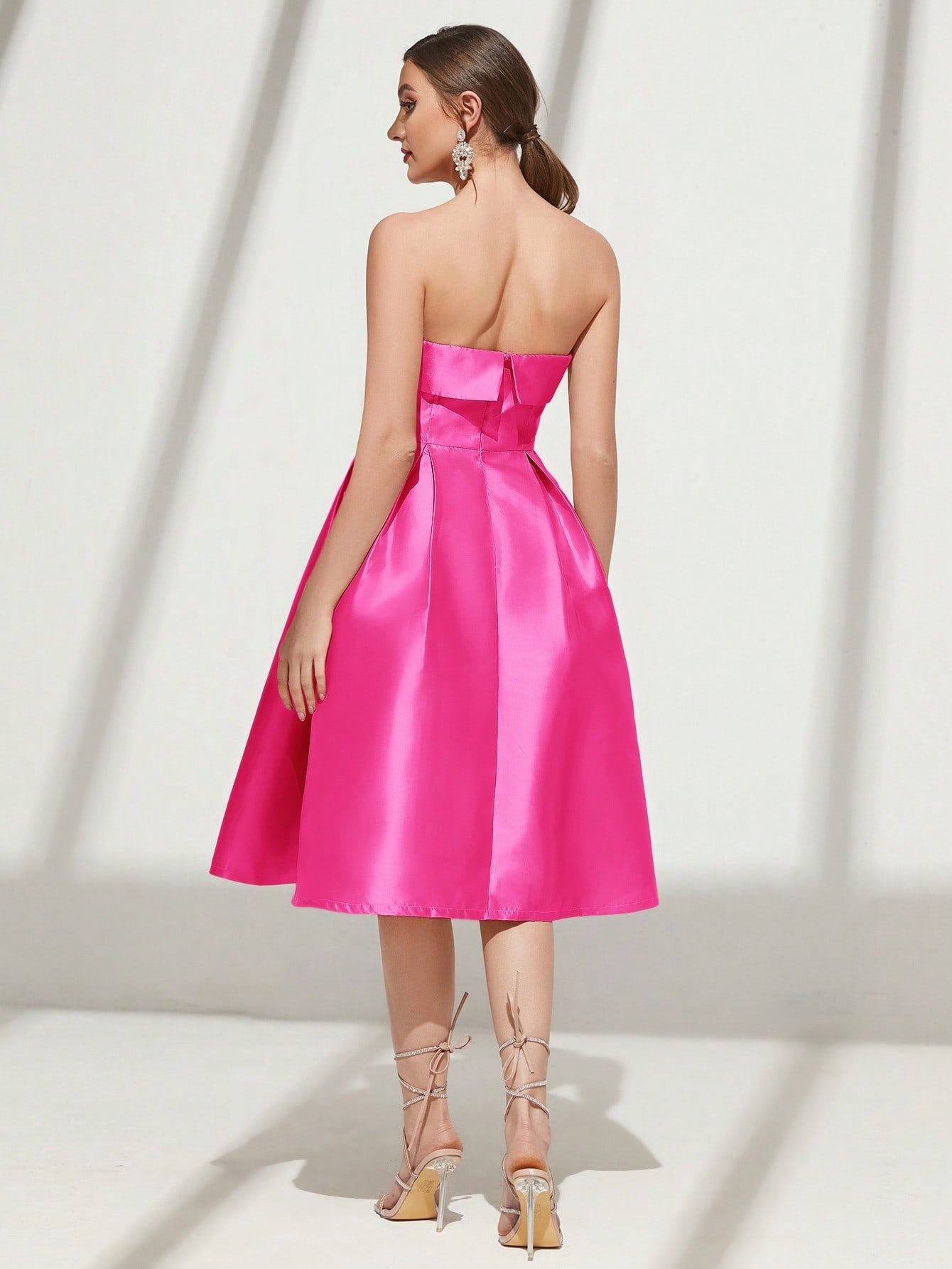 Grace Baby Pink Strapless Ball Gown