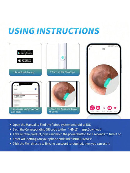 "Renew Your Body" 1 pc Visible Ear Pick With Wireless Wifi Connection