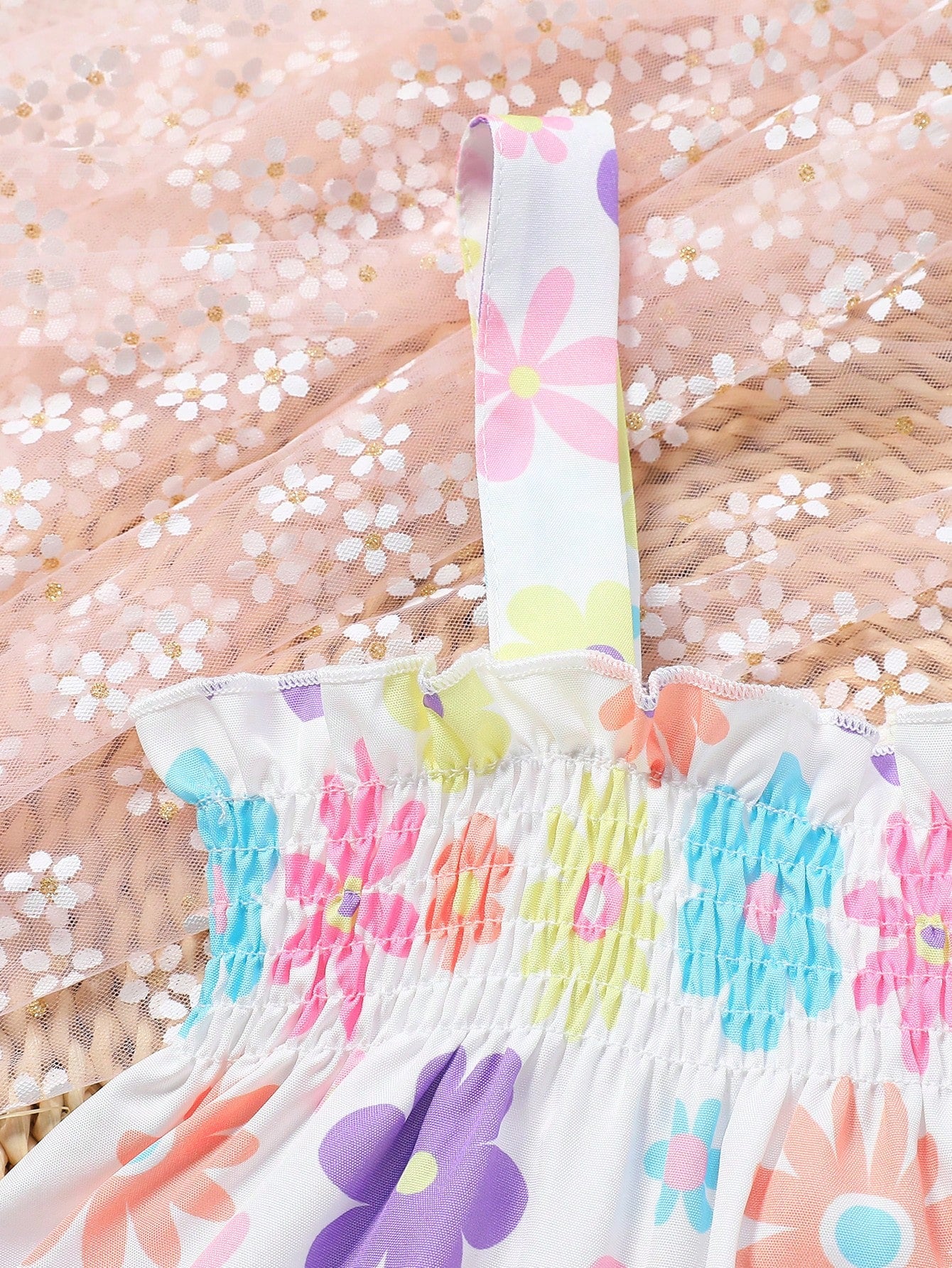 Delilah Flower Printed Ruffle Hem
