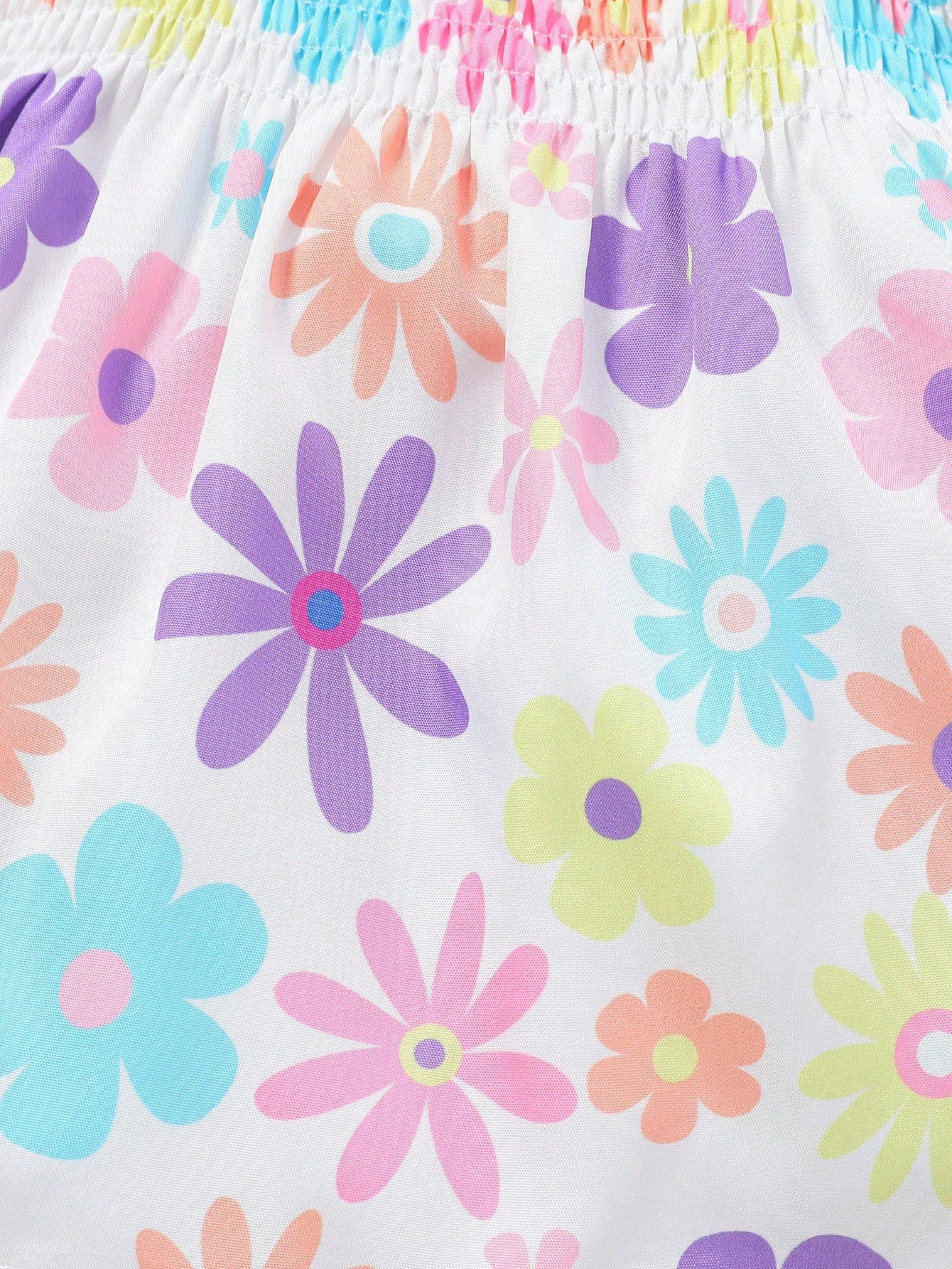 Delilah Flower Printed Ruffle Hem