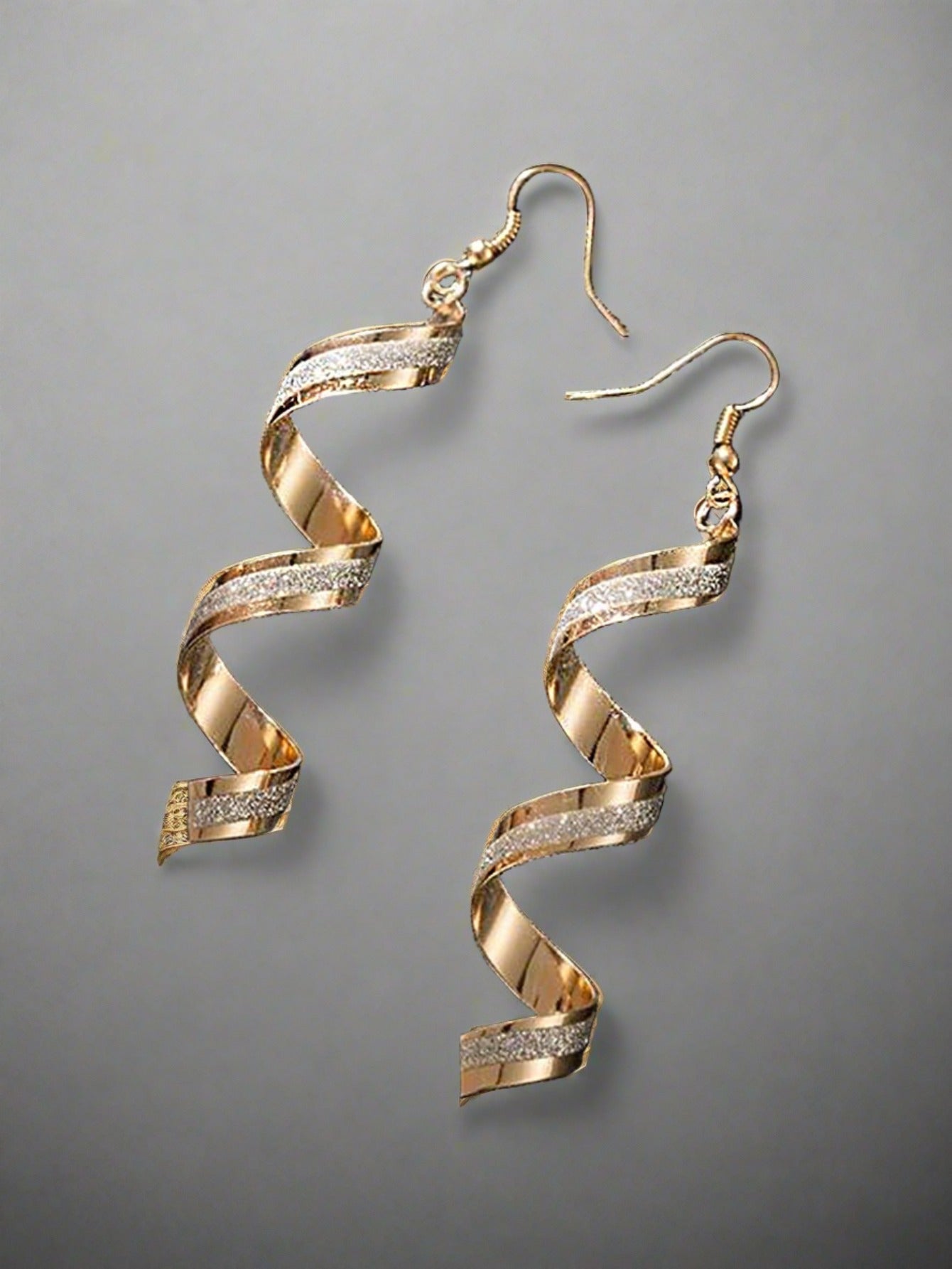 "Show Me Love" Spiral Drop Earrings