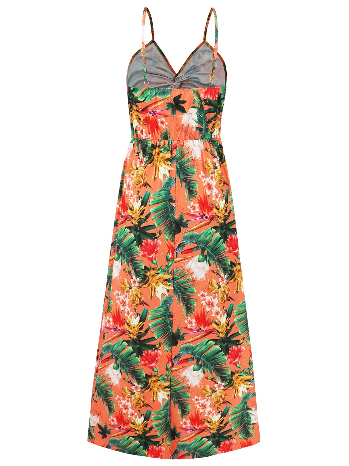 Emma Twisted Printed V-Neck Cami Dress