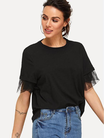 Bepi Embellished Short Sleeve Top