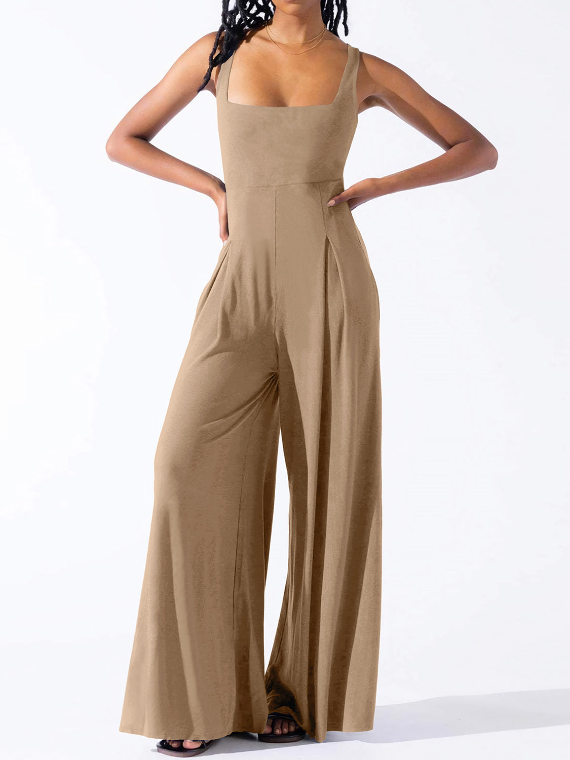 Kelsey Square-necked Jumpsuit