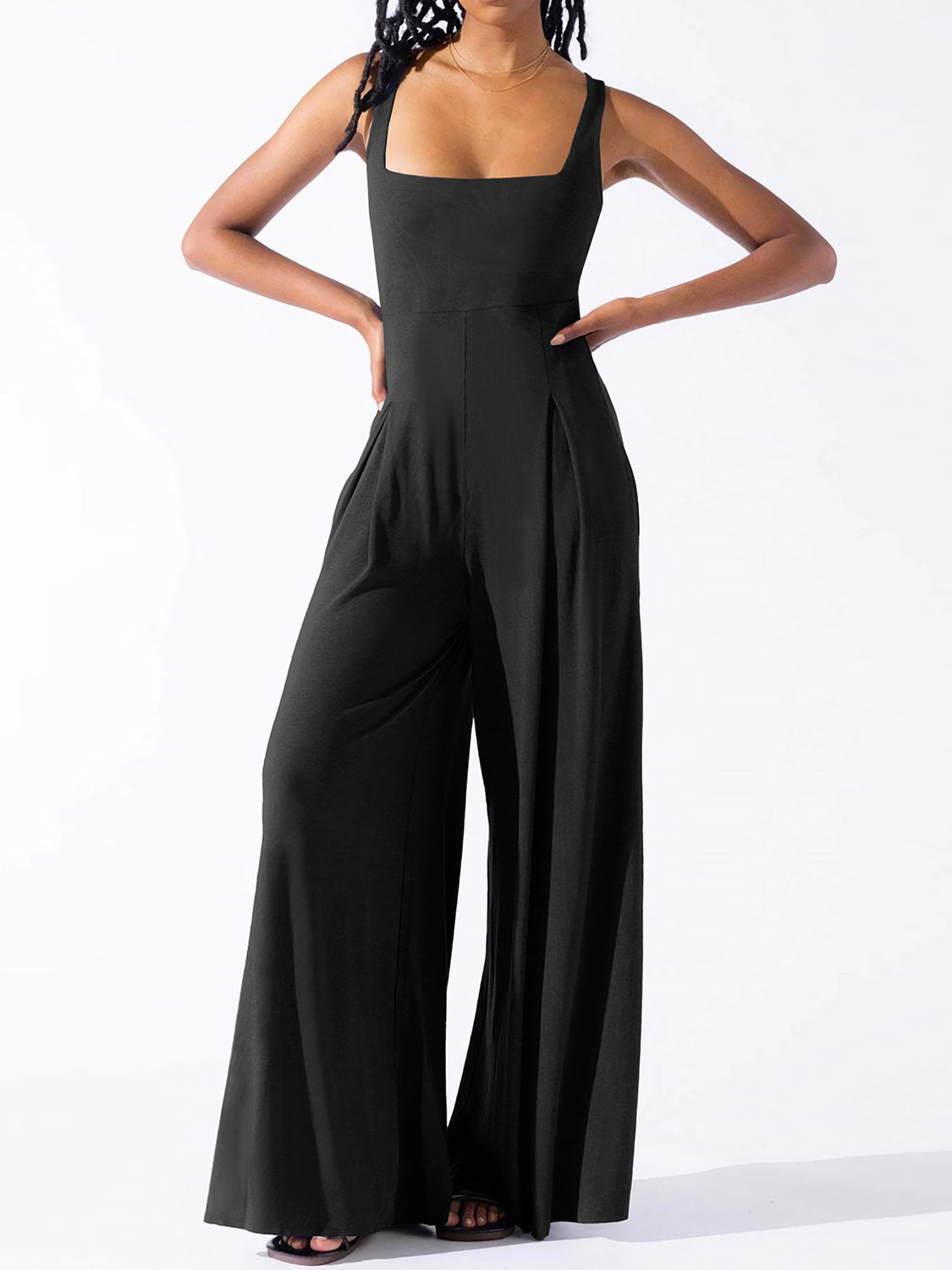 Kelsey Square-necked Jumpsuit