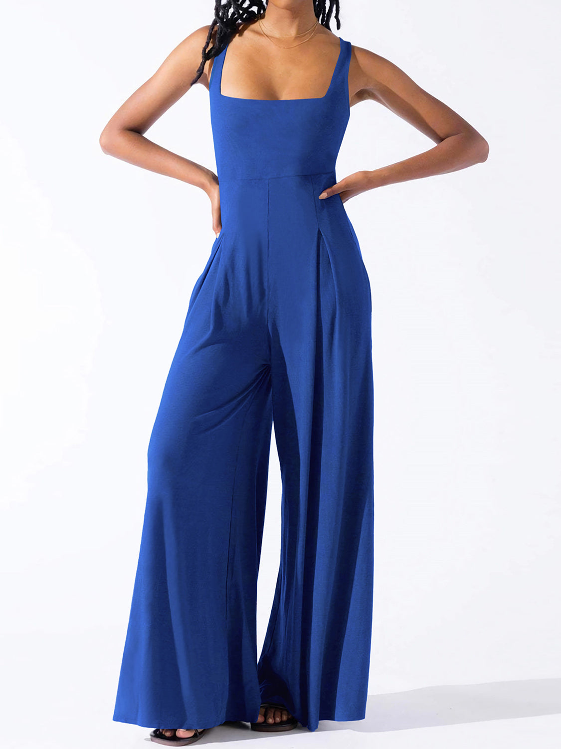 Kelsey Square-necked Jumpsuit