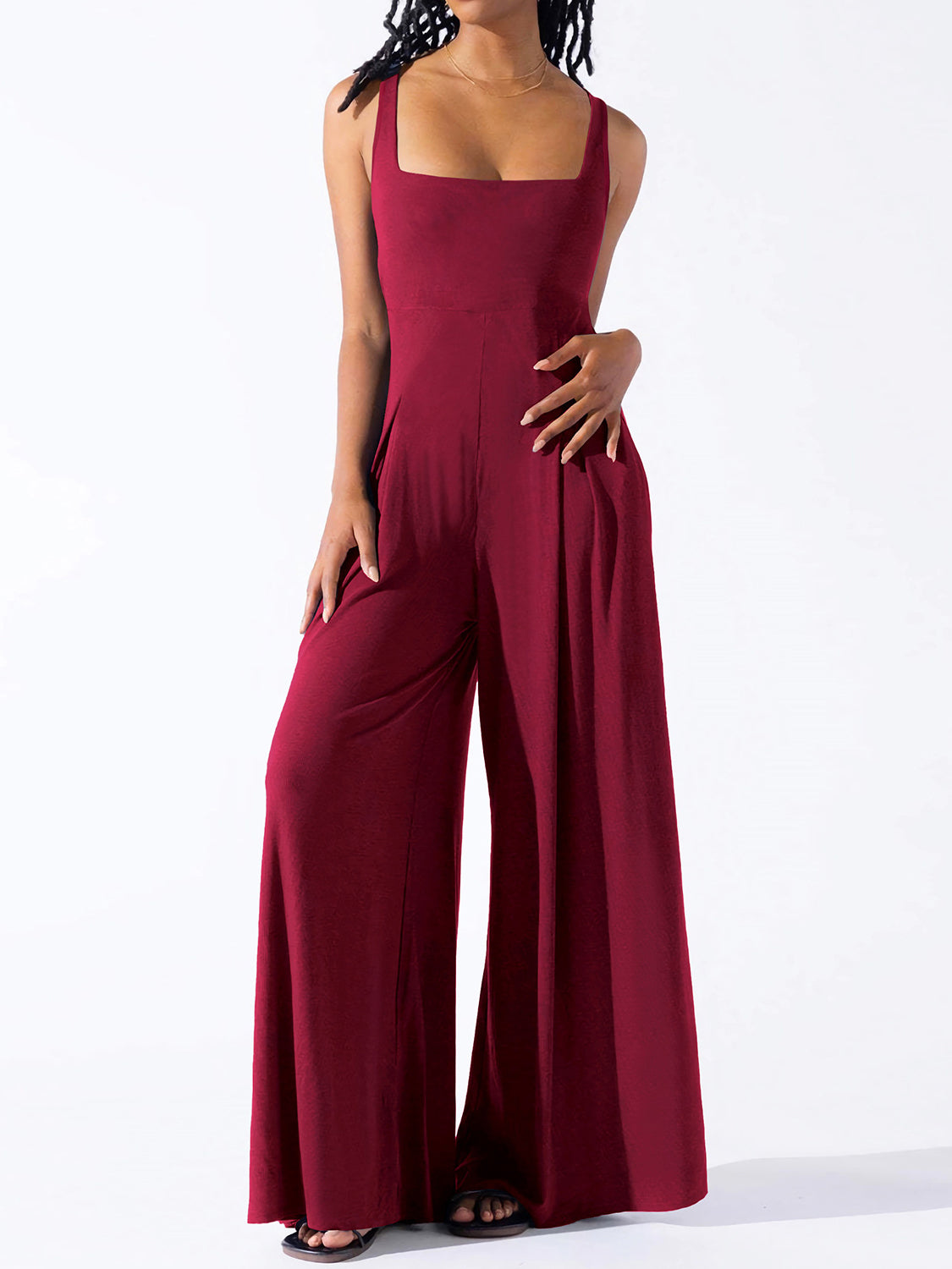 Kelsey Square-necked Jumpsuit