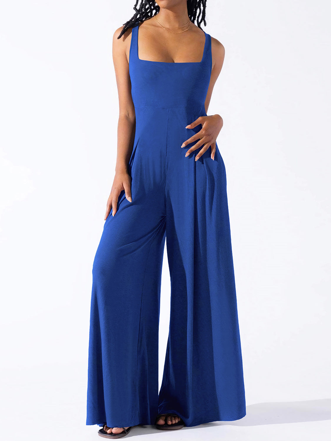 Kelsey Square-necked Jumpsuit
