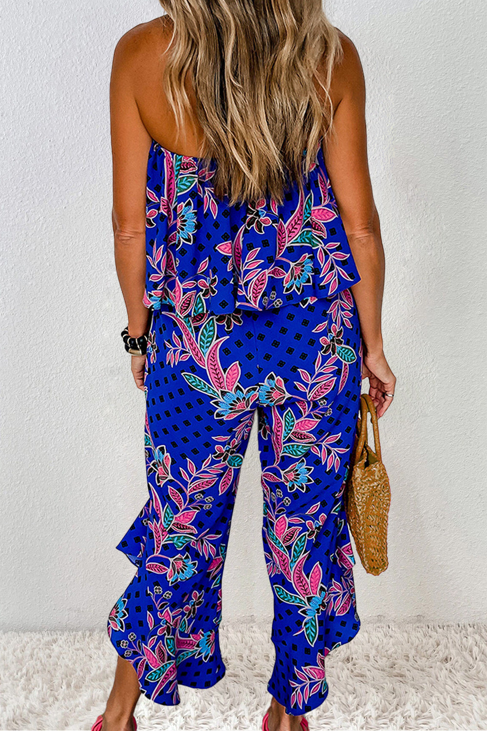 Amani Printed Tube Jumpsuit