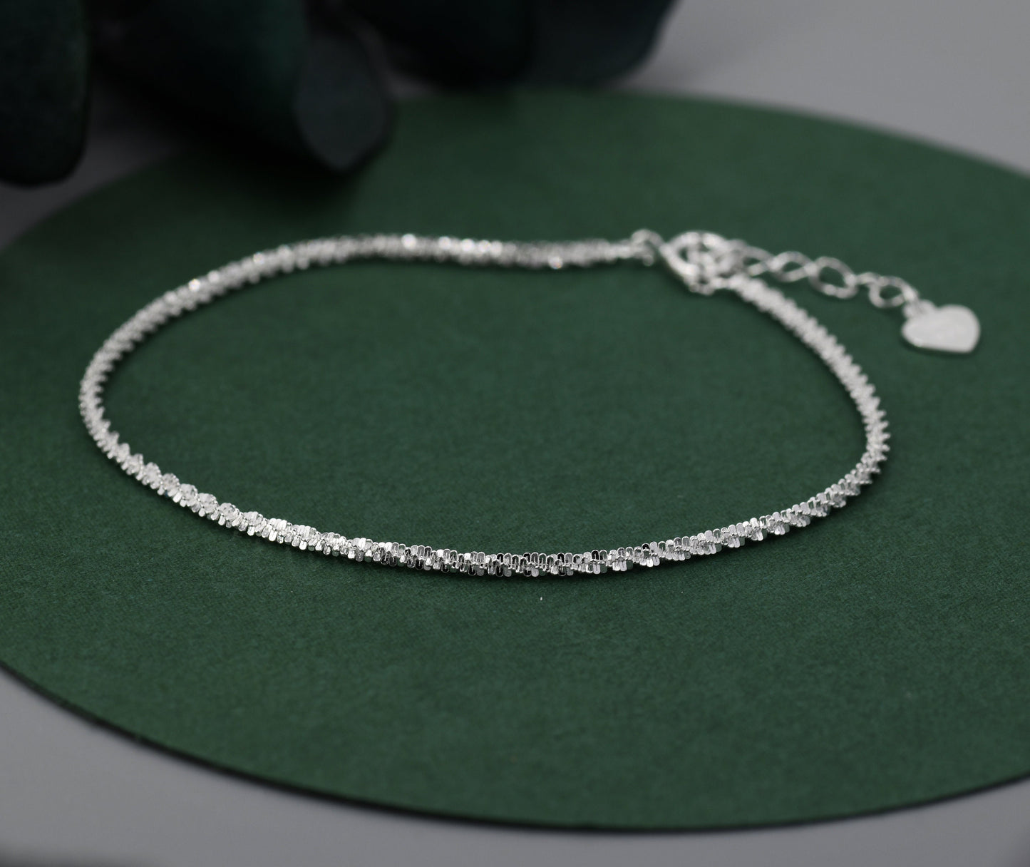 Sterling Silver Sparkle Chain Necklace, Margarita Chain Necklace or Bracelet, Various Length, Sparkly Chain Necklace,  Sparkling Chain