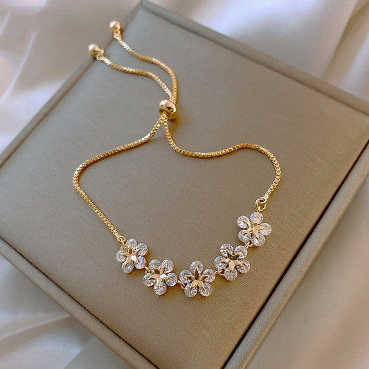 "Elegant Evening" Crystal Cubic Zirconia Pendant Bracelet - Lillian Channelle Boutique