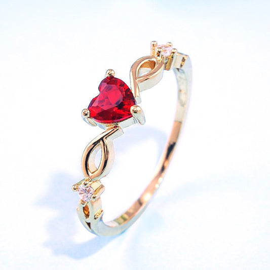 Simple Heart Ring For Women
